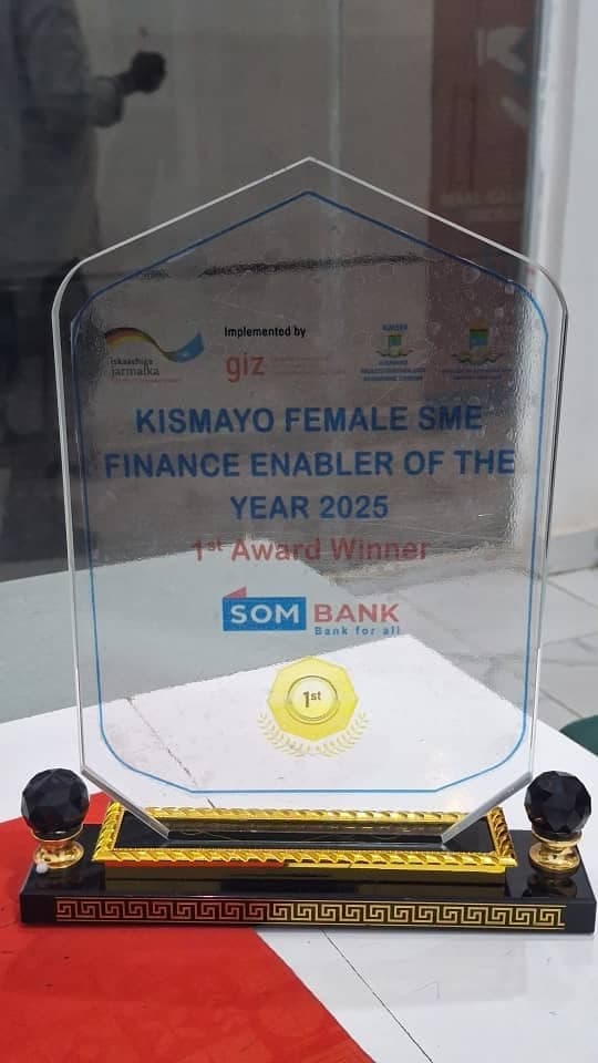 Female SME finance recognition, Kismaayo 2025